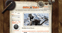 Desktop Screenshot of detektory-tesoro.cz